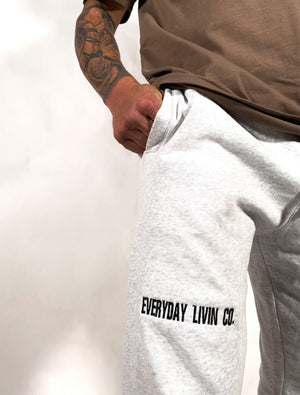 Men’s Trackpant White Marle
